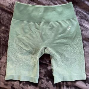 GymShark green biker short